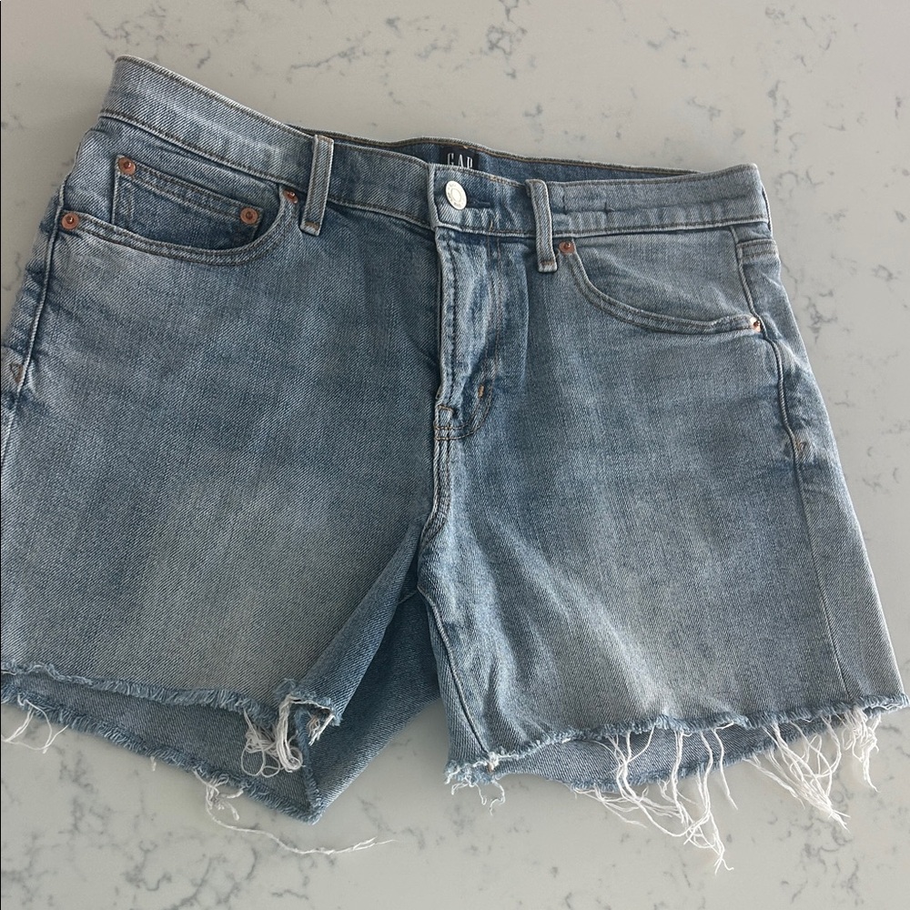 GAP Denim Shorts with Frayed Hem